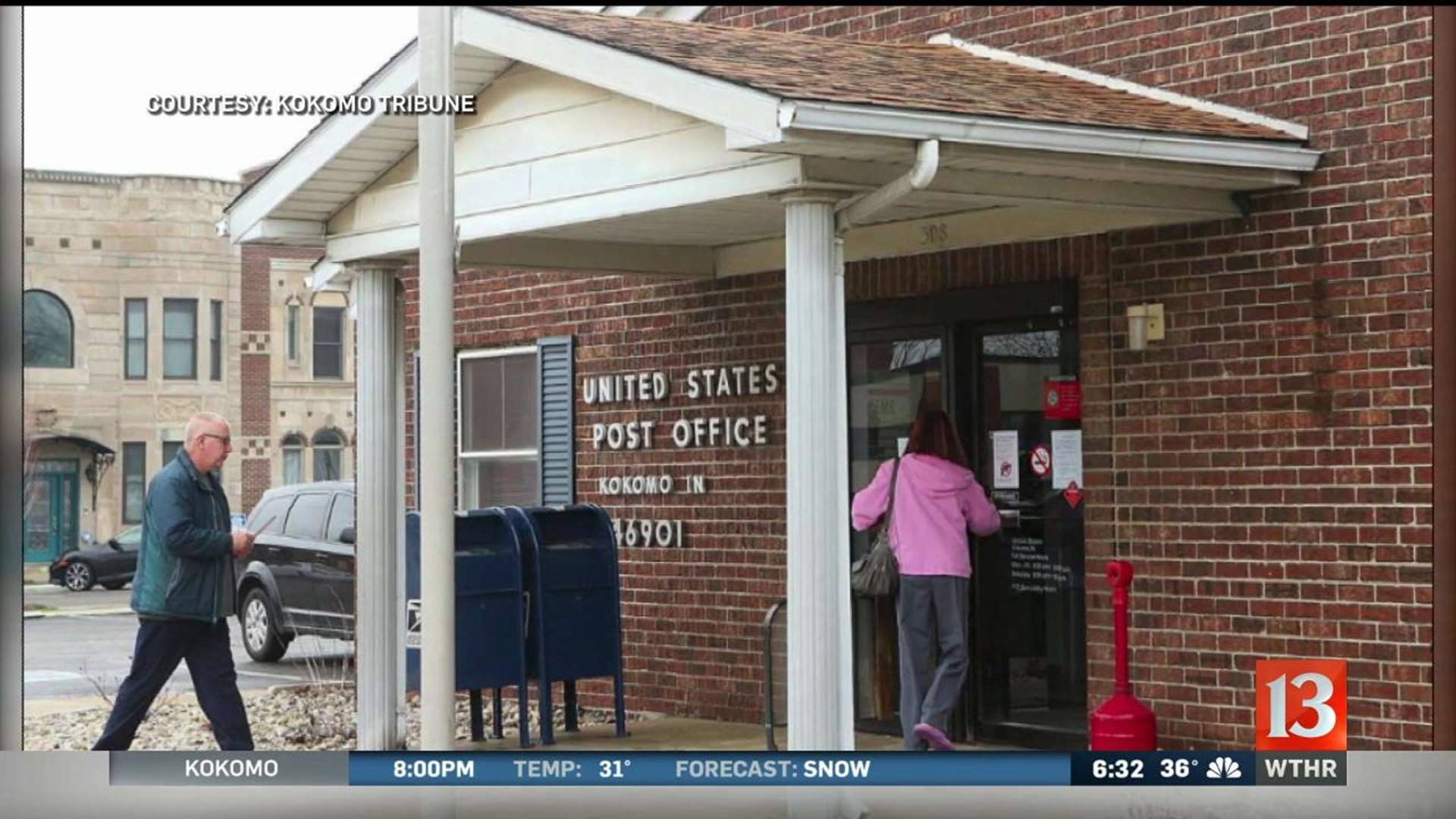 Downtown Kokomo Post Office Locking Up At Night Due To Vagrants Vandals Wthr