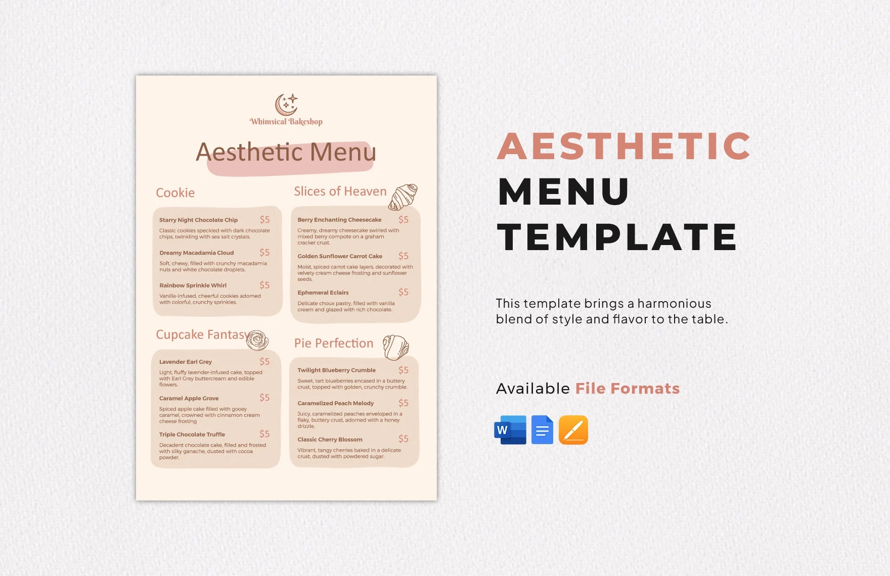 Editable Aesthetic Templates In Google Docs To Download