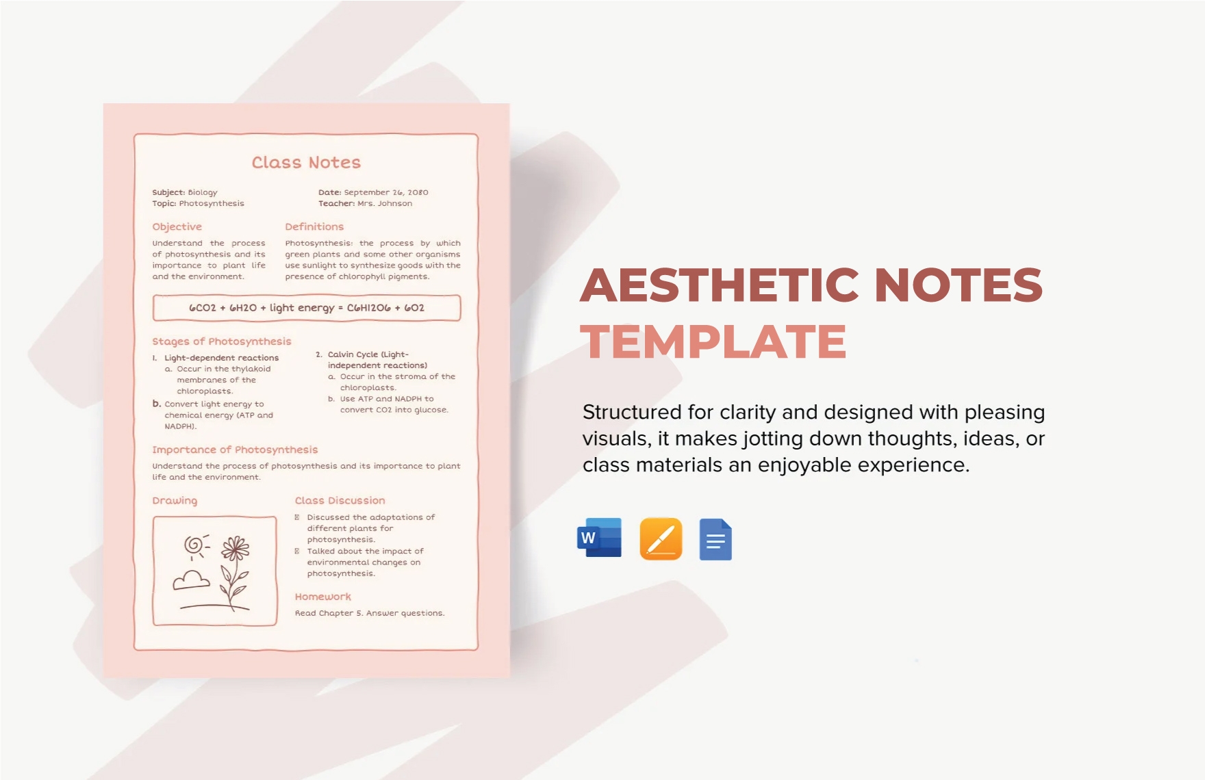Editable Aesthetic Templates In Google Docs To Download