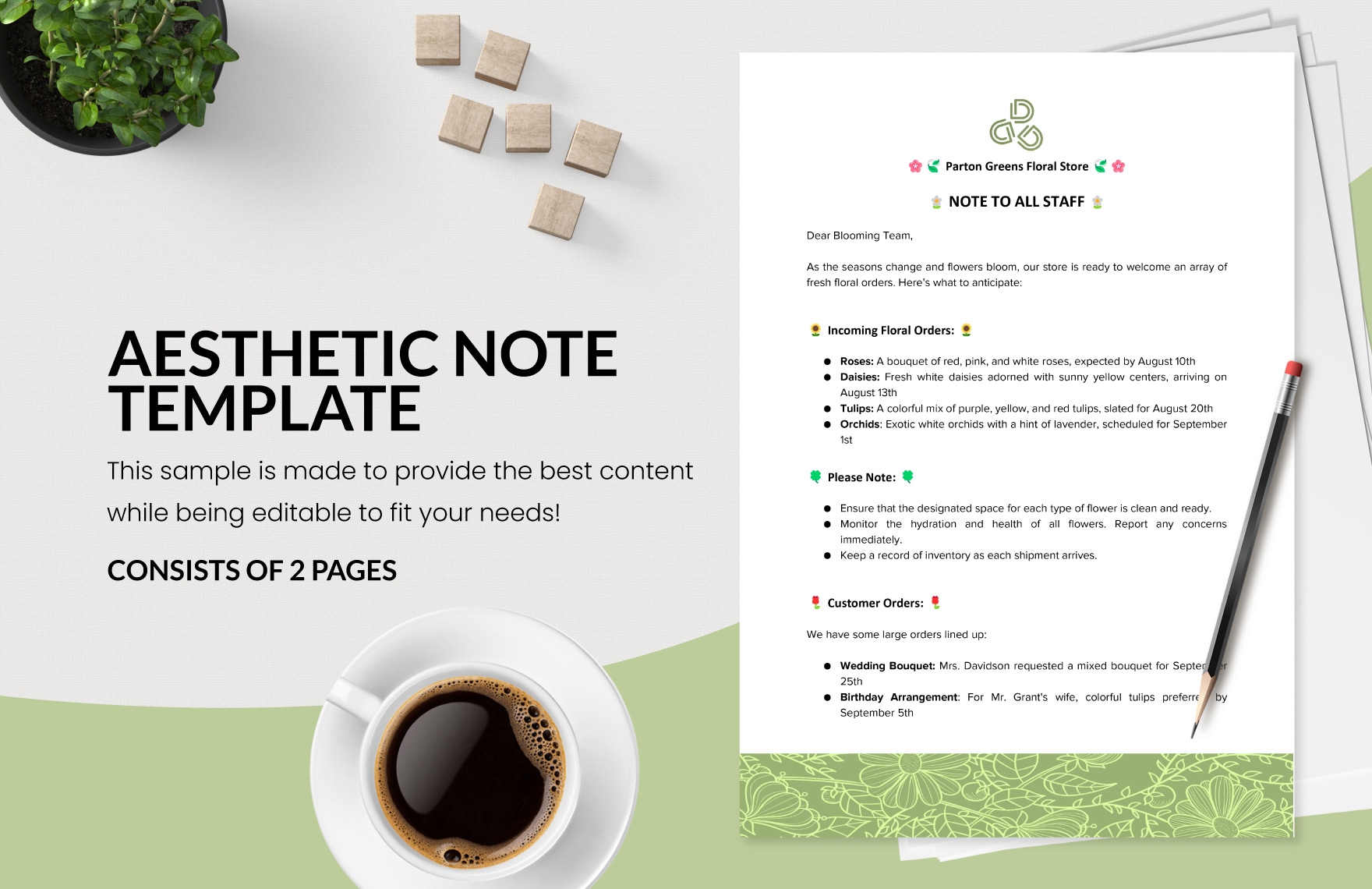 Editable Aesthetic Templates In Google Docs To Download