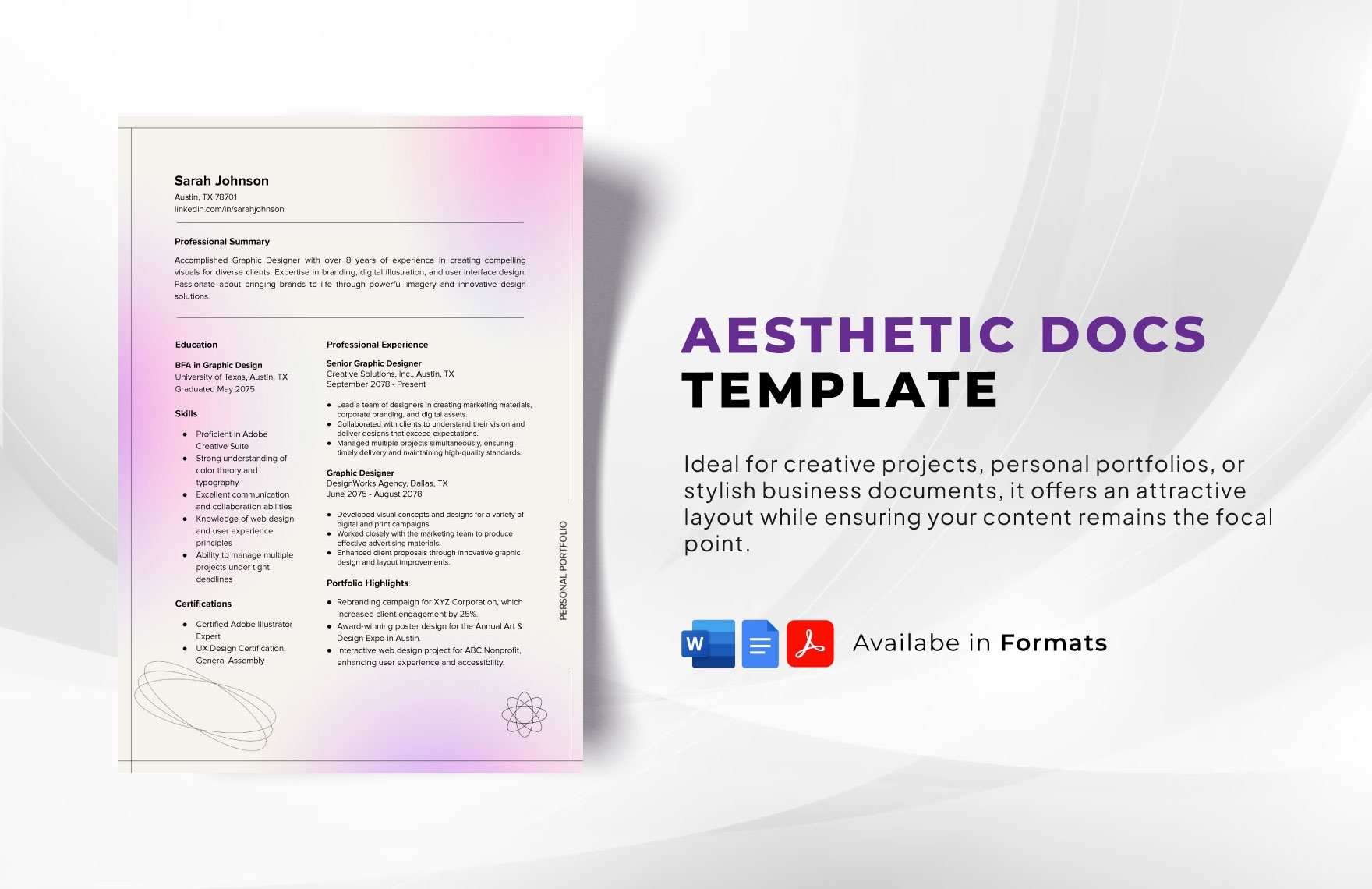 Editable Aesthetic Templates In Google Docs To Download