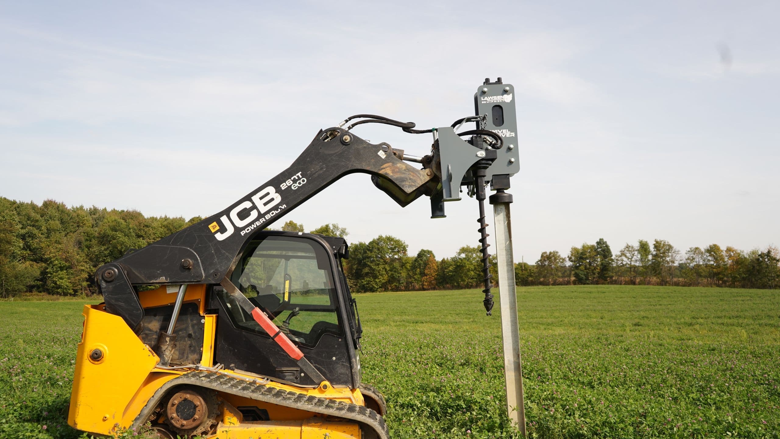 Fence Post Drivers For Skid Steers Hydraulic Post Driver