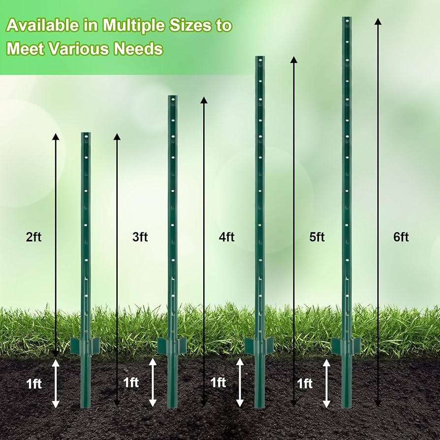 10 foot fence posts