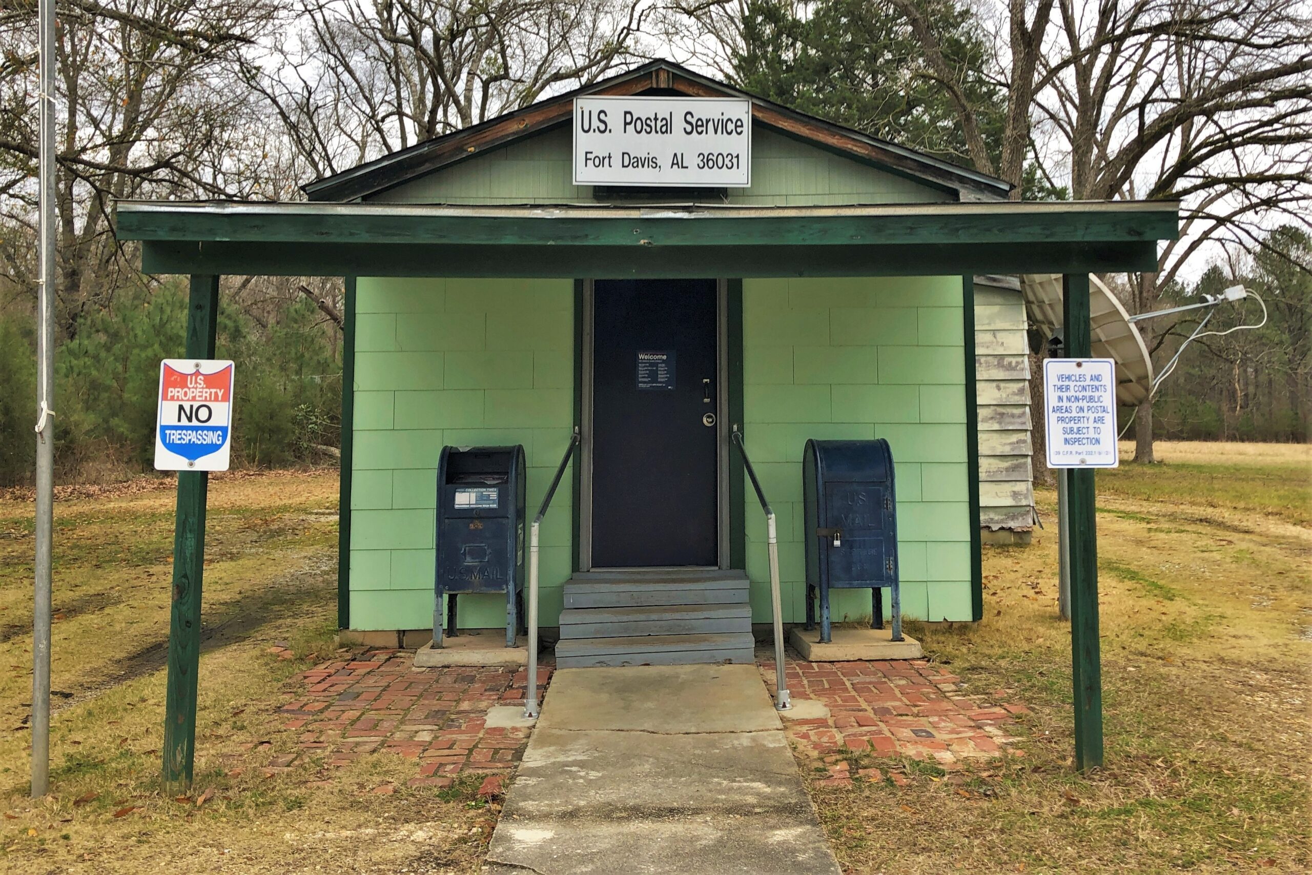 File 2021 02 01 Post Office Fort Davis Alabama jpg Wikimedia Commons