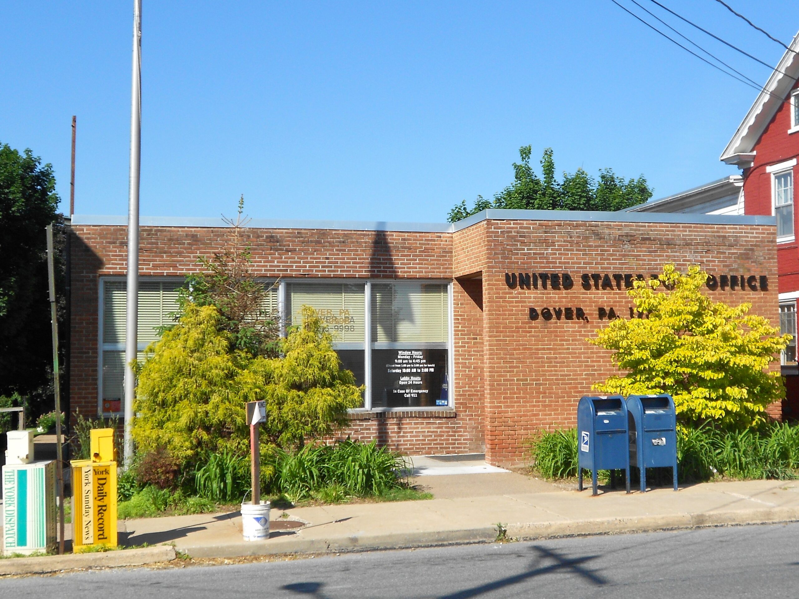 File Dover PA Post Office JPG Wikimedia Commons