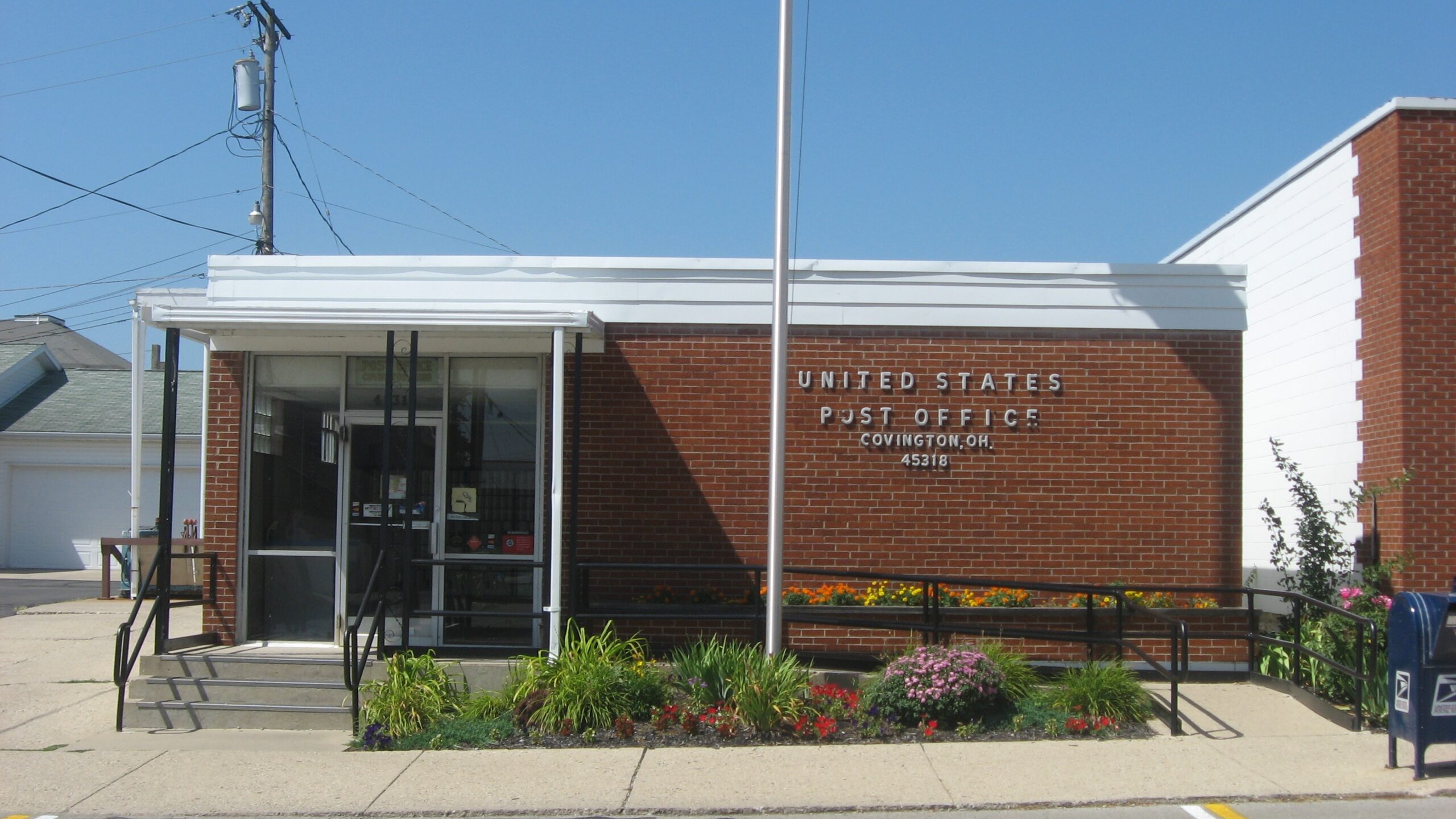File Post Office In Covington Ohio jpg Wikimedia Commons