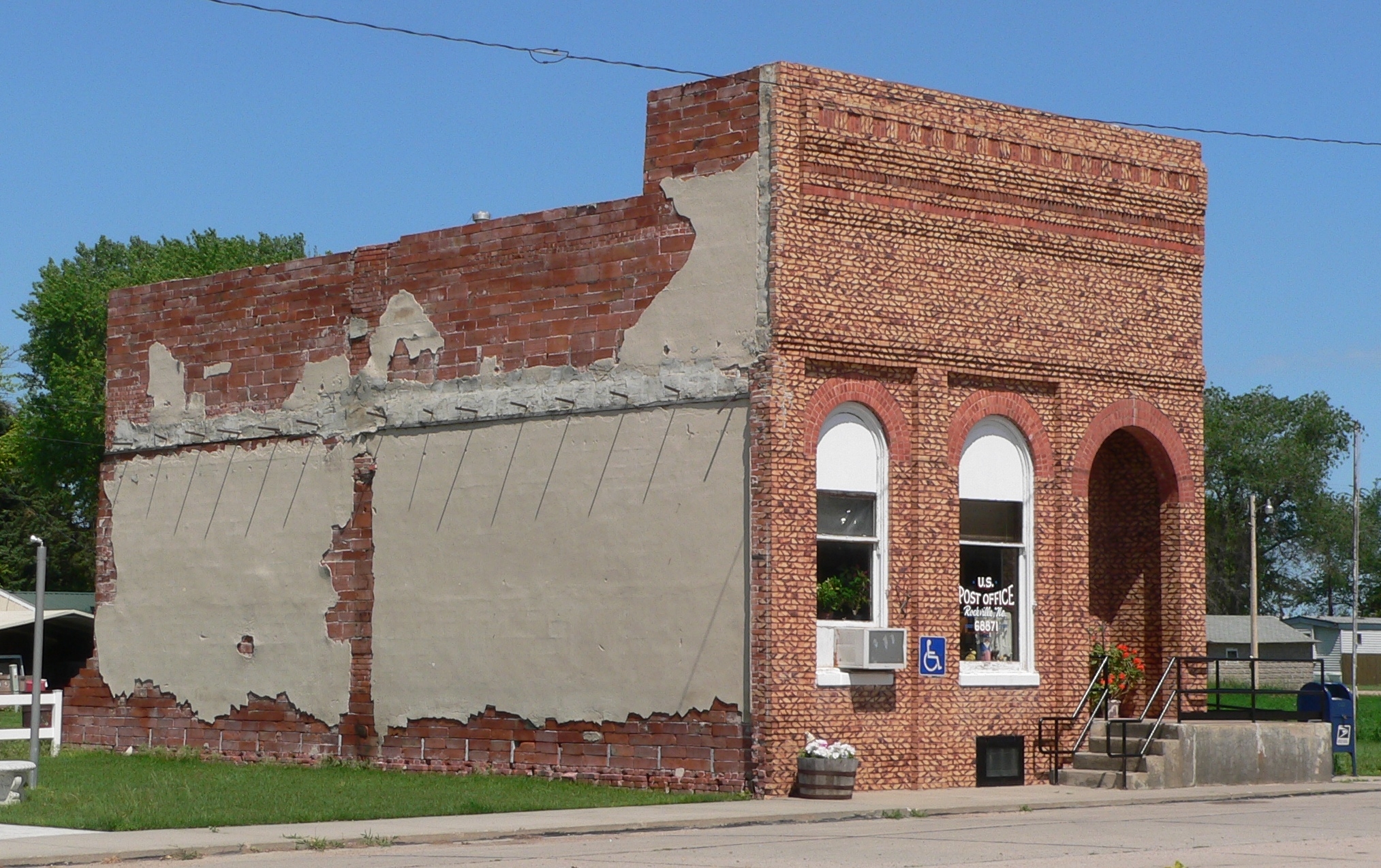 File Rockville Nebraska Post Office From SE JPG Wikimedia Commons