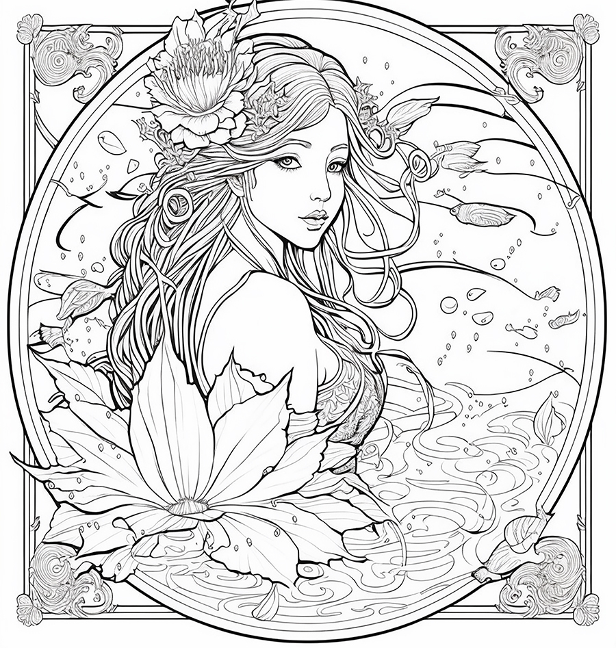 cocoloring pages with details