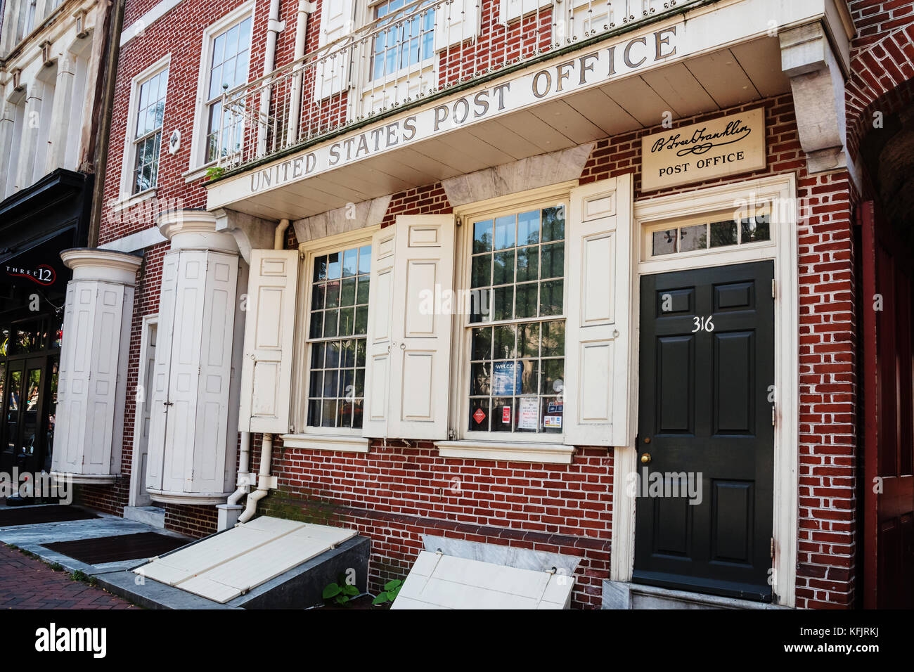 Franklin Post Office America s First Public Postal Service Philadelphia Pennsylvania USA Stock Photo Alamy