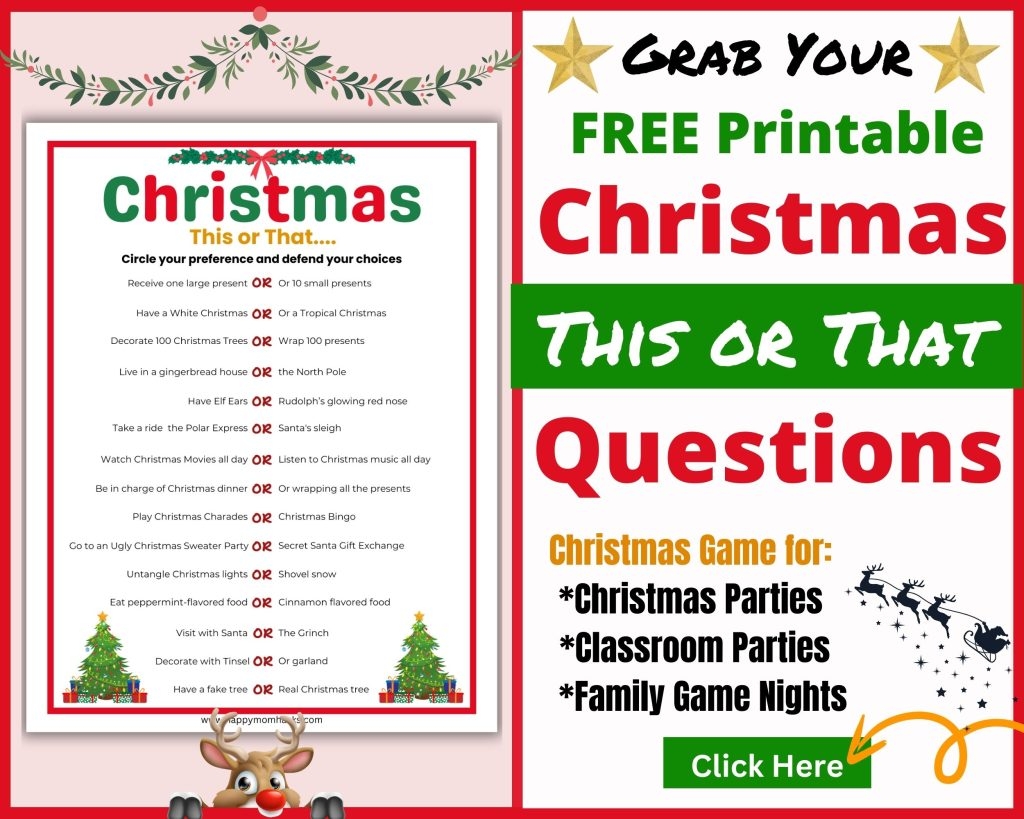 free printable christmas office party games