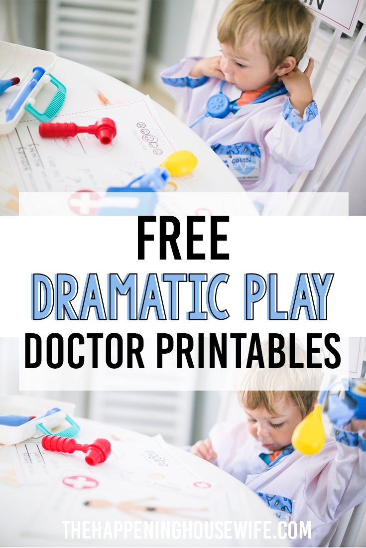 dramatic play doctor's office free printables