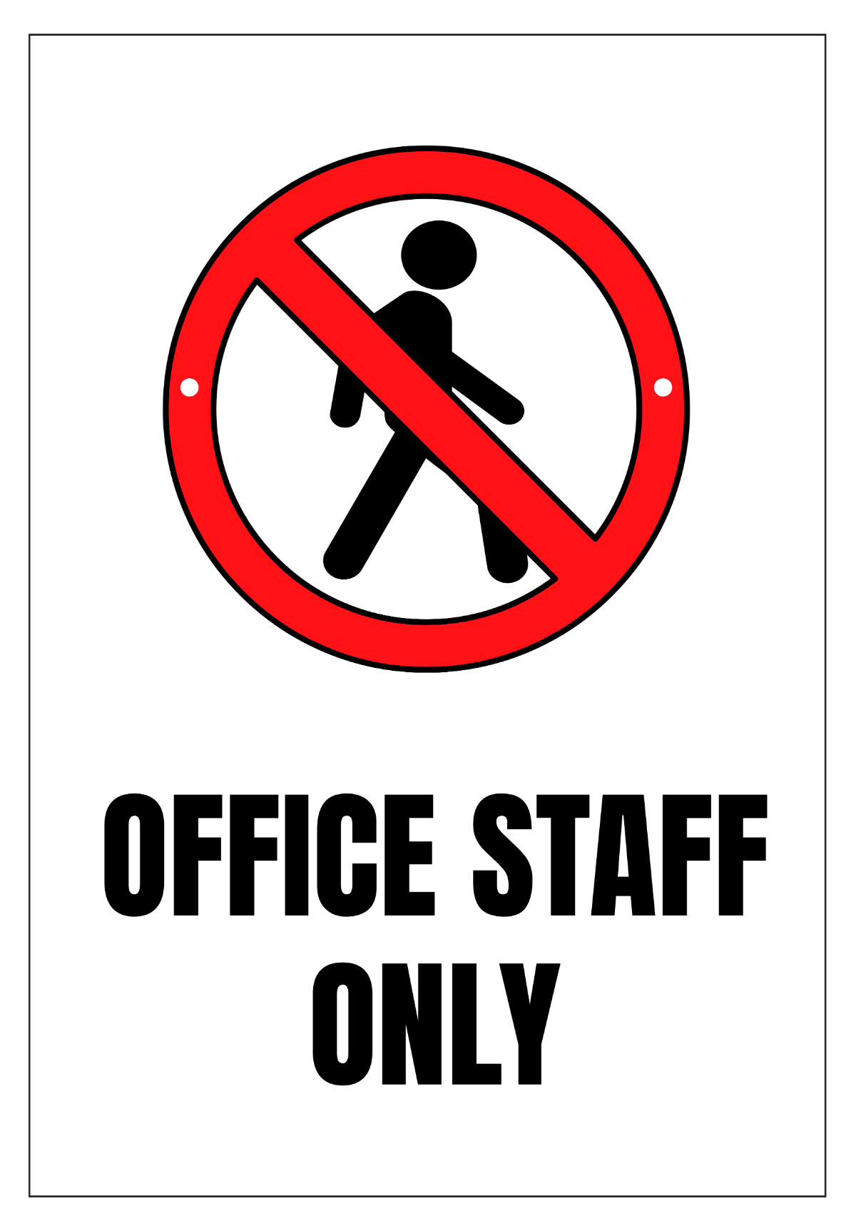 Free Office Sign Templates Editable And Printable