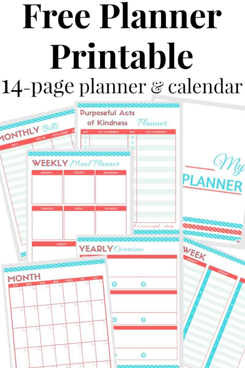 Free Planning Printables Organized 31
