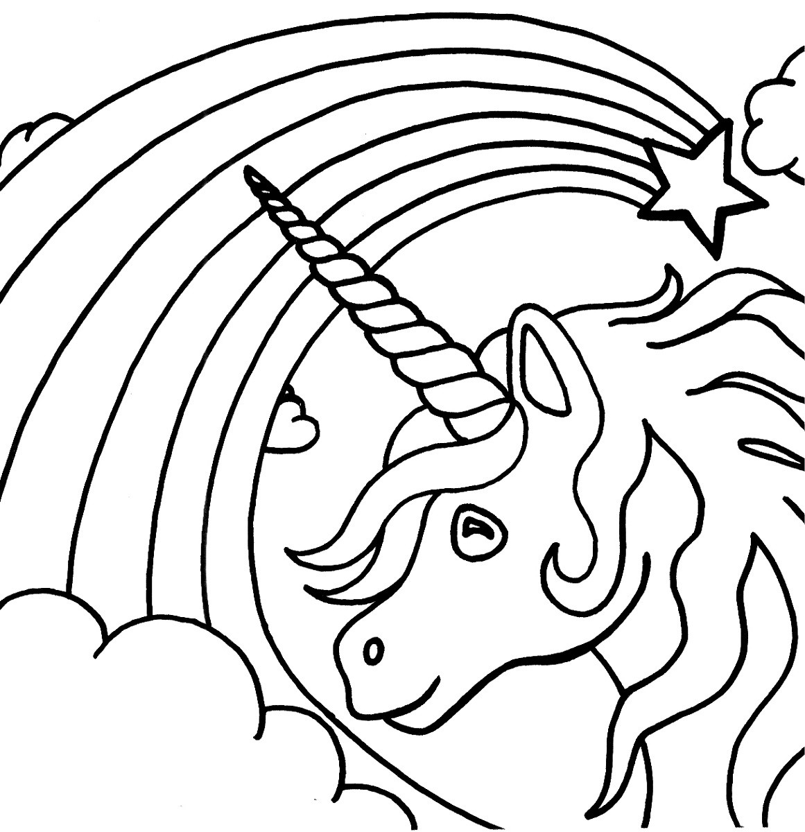 Free Printable Coloring Page Unicorn Karenlesscarnama1976 s Ownd