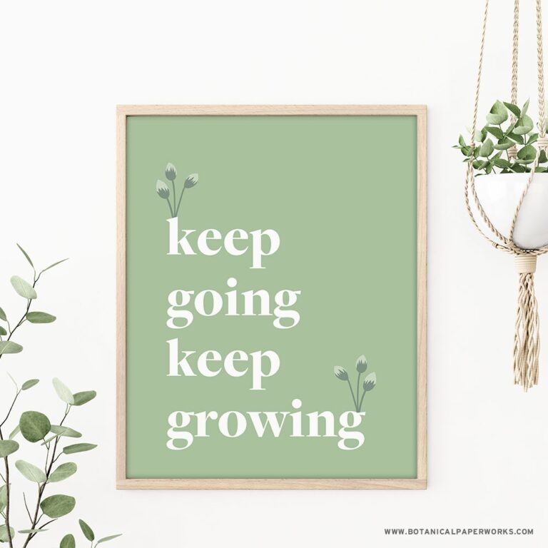 Free Printables Home Office Wall Art Botanical PaperWorks