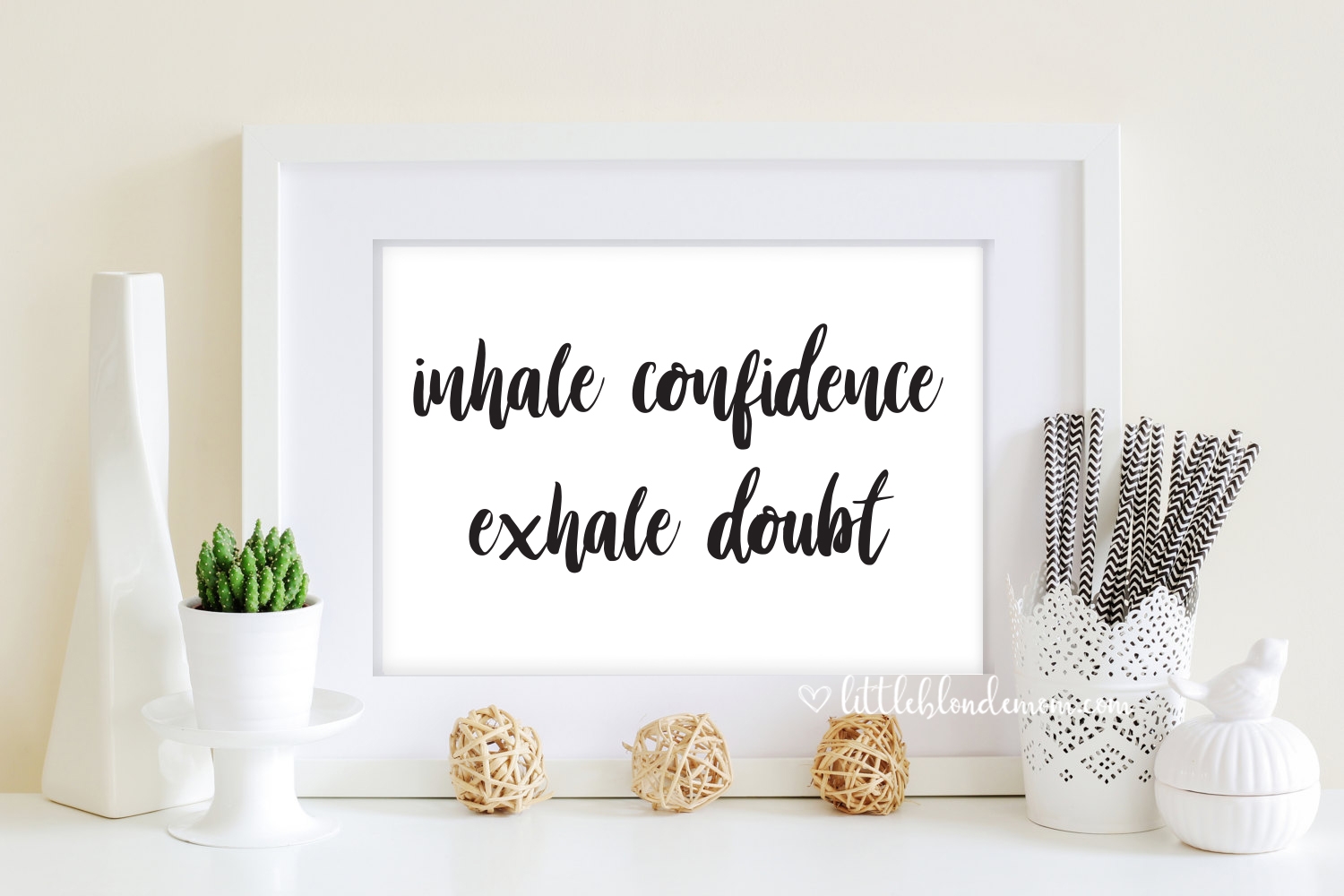 Freebie Office Decor Printables Little Blonde Mom