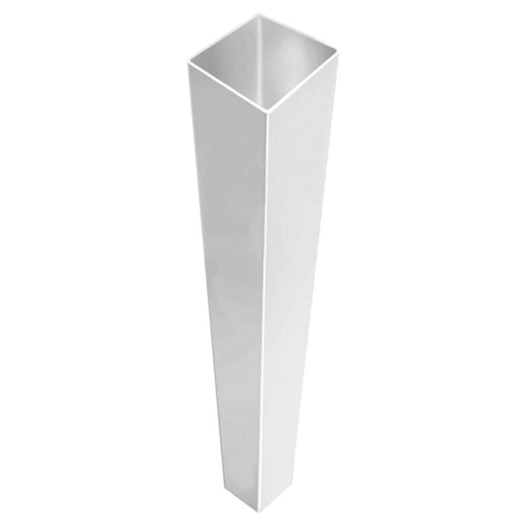 Freedom 6 ft H X 4 in W White Vinyl Blank Fence Post In The Vinyl Fencing Department At Lowes