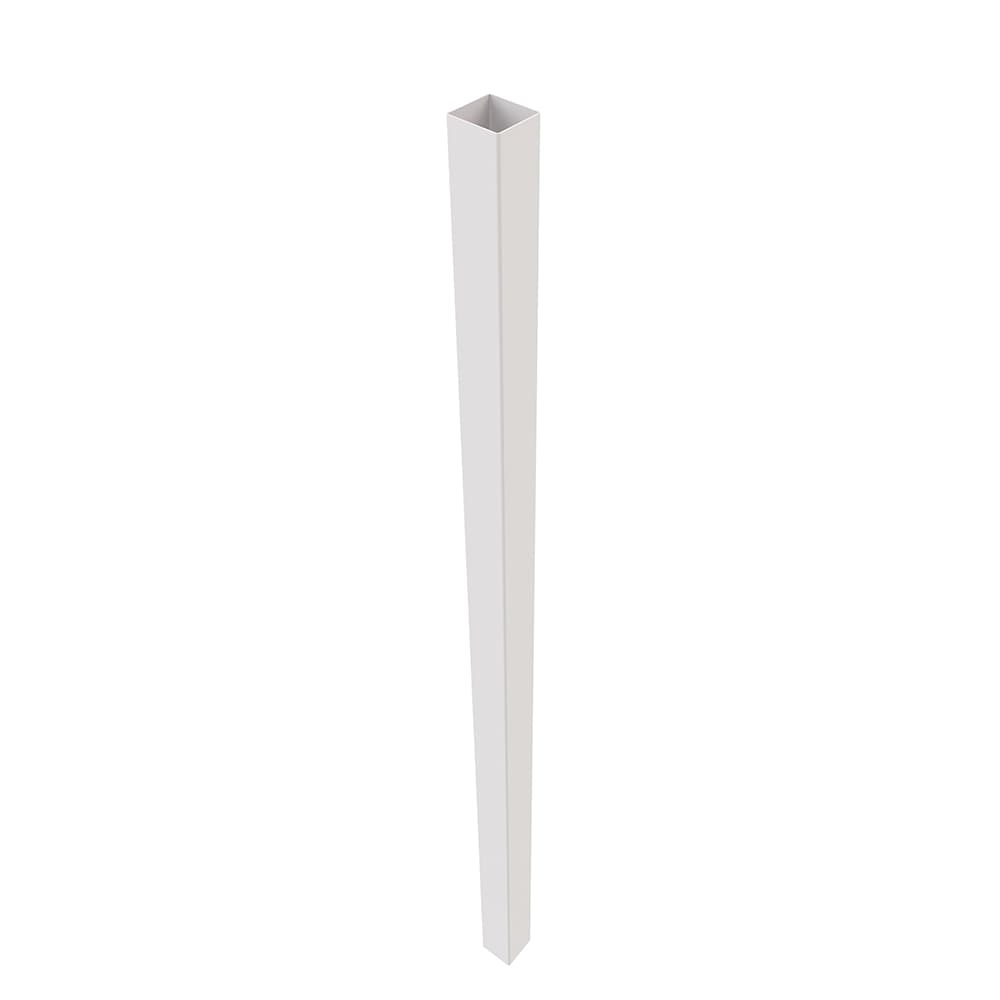 Freedom 8 ft H X 4 in W White Vinyl Blank Fence Post In The Vinyl Fencing Department At Lowes