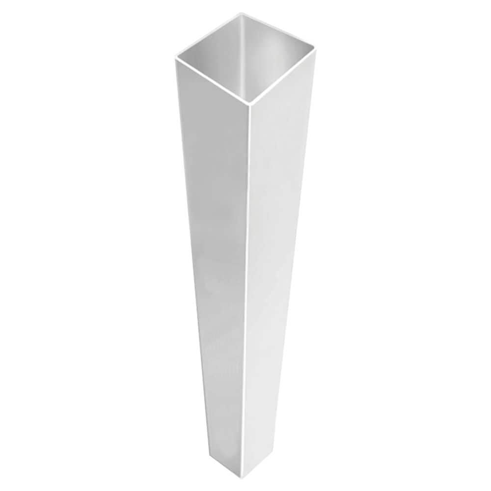 Freedom 8 ft H X 5 in W White Vinyl Blank Fence Post In The Vinyl Fencing Department At Lowes