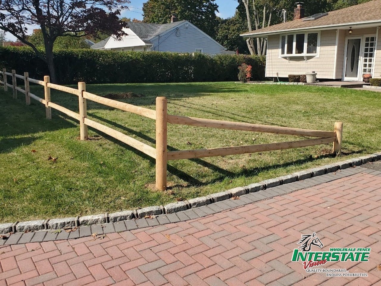 Full Round Cedar Interstate Wholesale Fence