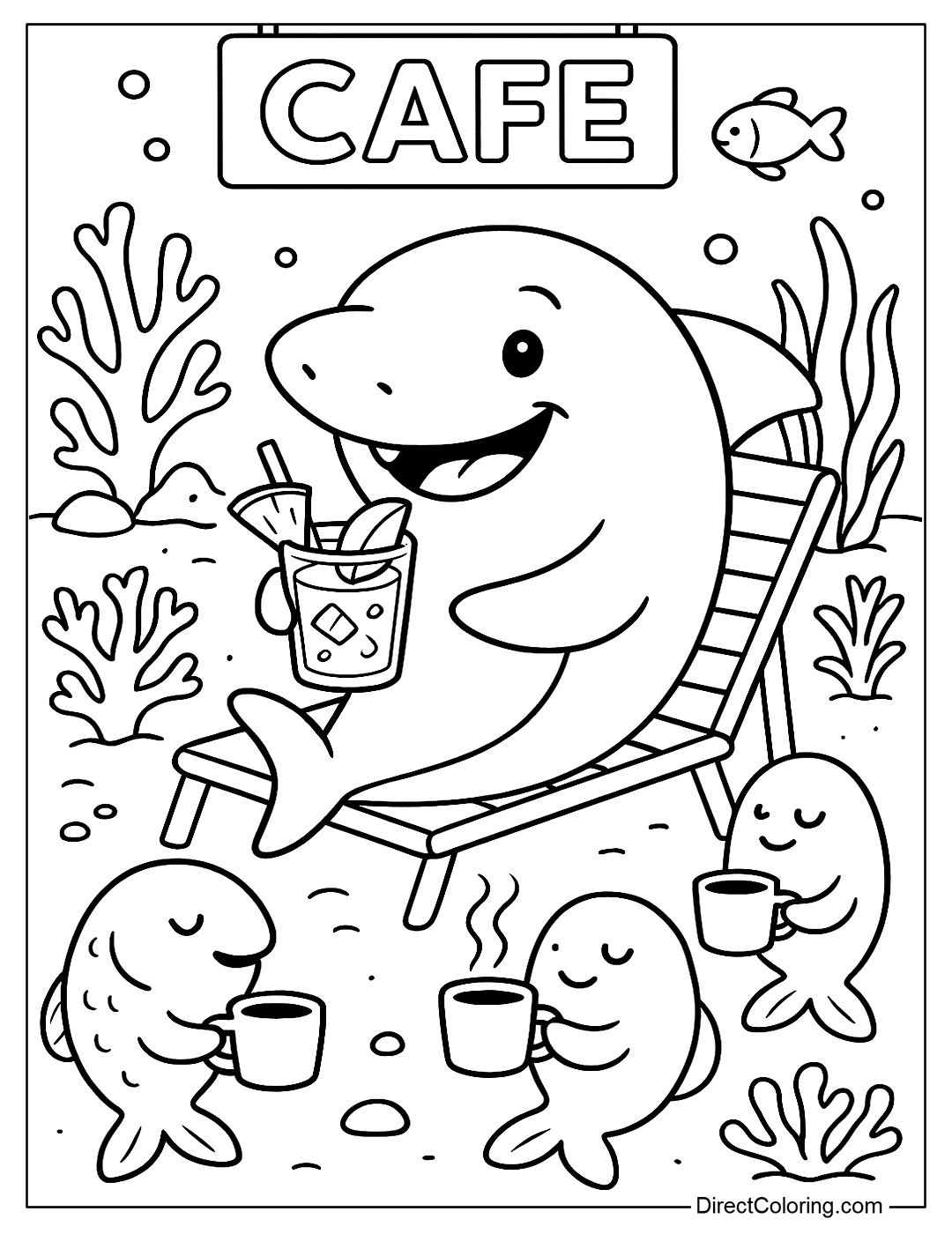 Furry Coffee Coloring Pages Free PDFs To Download And Print