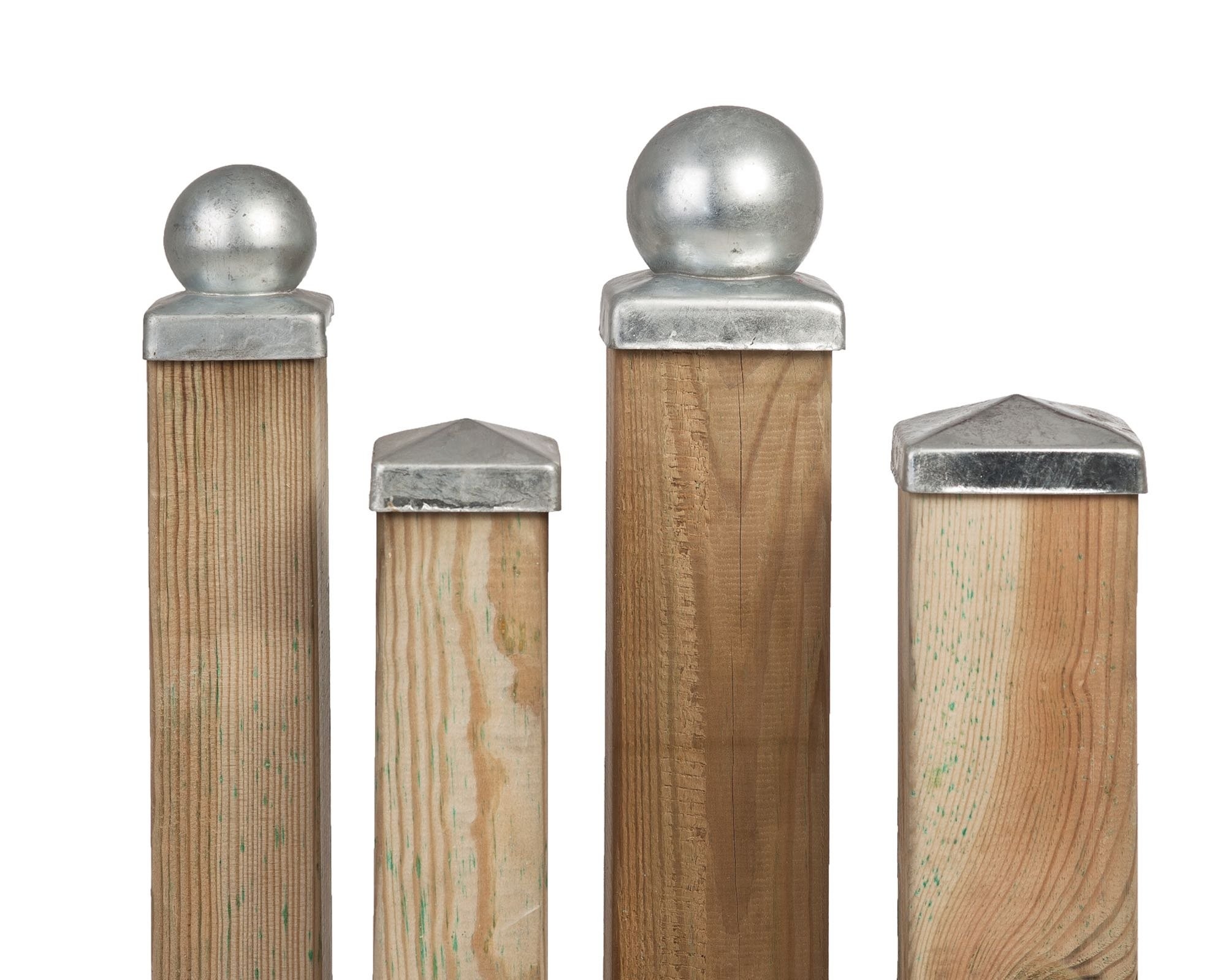 Galvanised Fence Post Cap Range Tuin UK