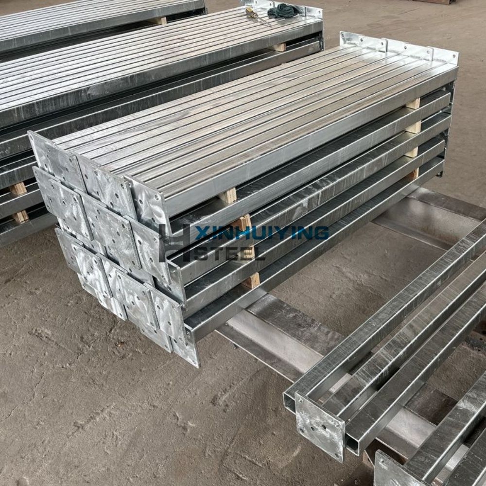 Galvanized Square Tube Metal Fence Post 50X50X2 5mm Welded Steel Post Square Tube Post Steel Post Made in China