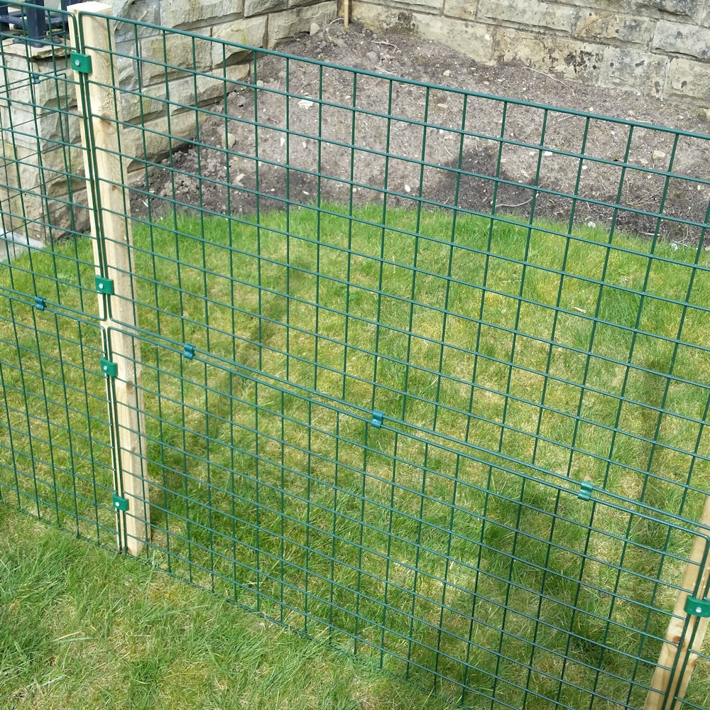 Garden Fencing 50mm Wire Mesh With Timber Posts Rabbit Dog Chicken Fence Pen EBay