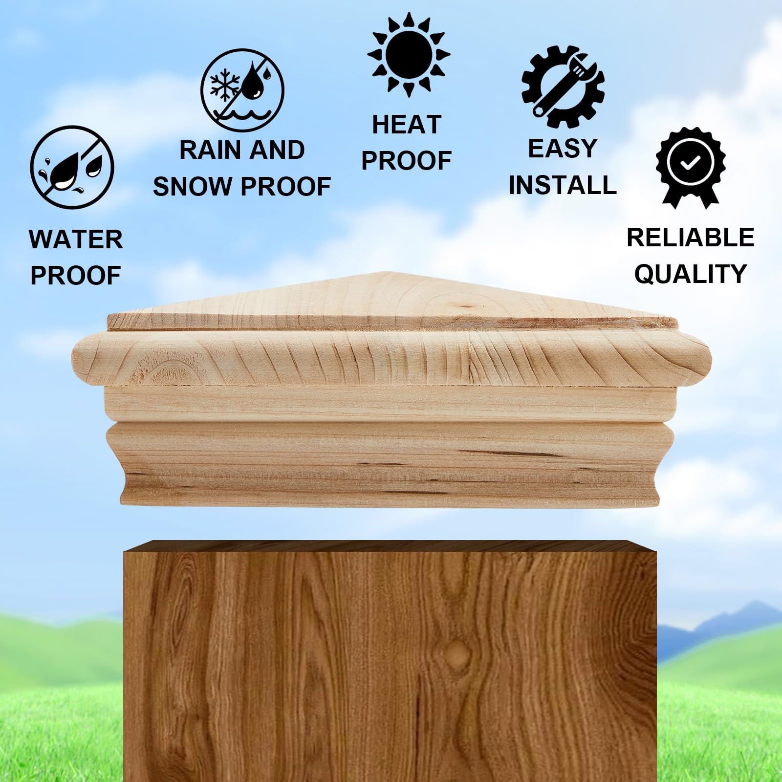 post cap for fence