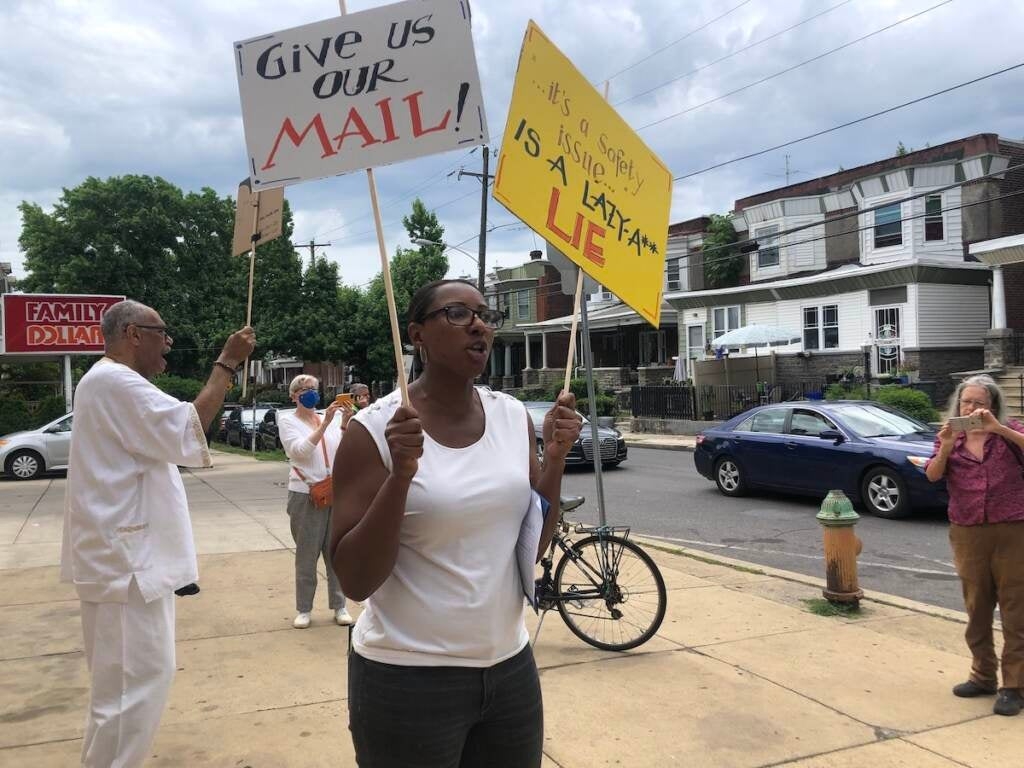 Germantown Residents Protest Their Post Office WHYY