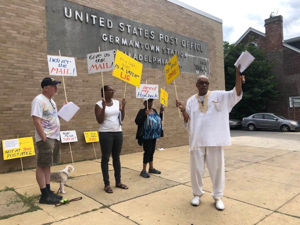 Germantown Residents Protest Their Post Office WHYY