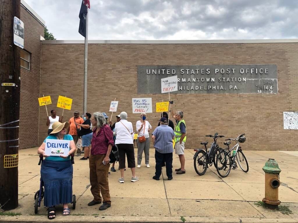 Germantown Residents Protest Their Post Office WHYY