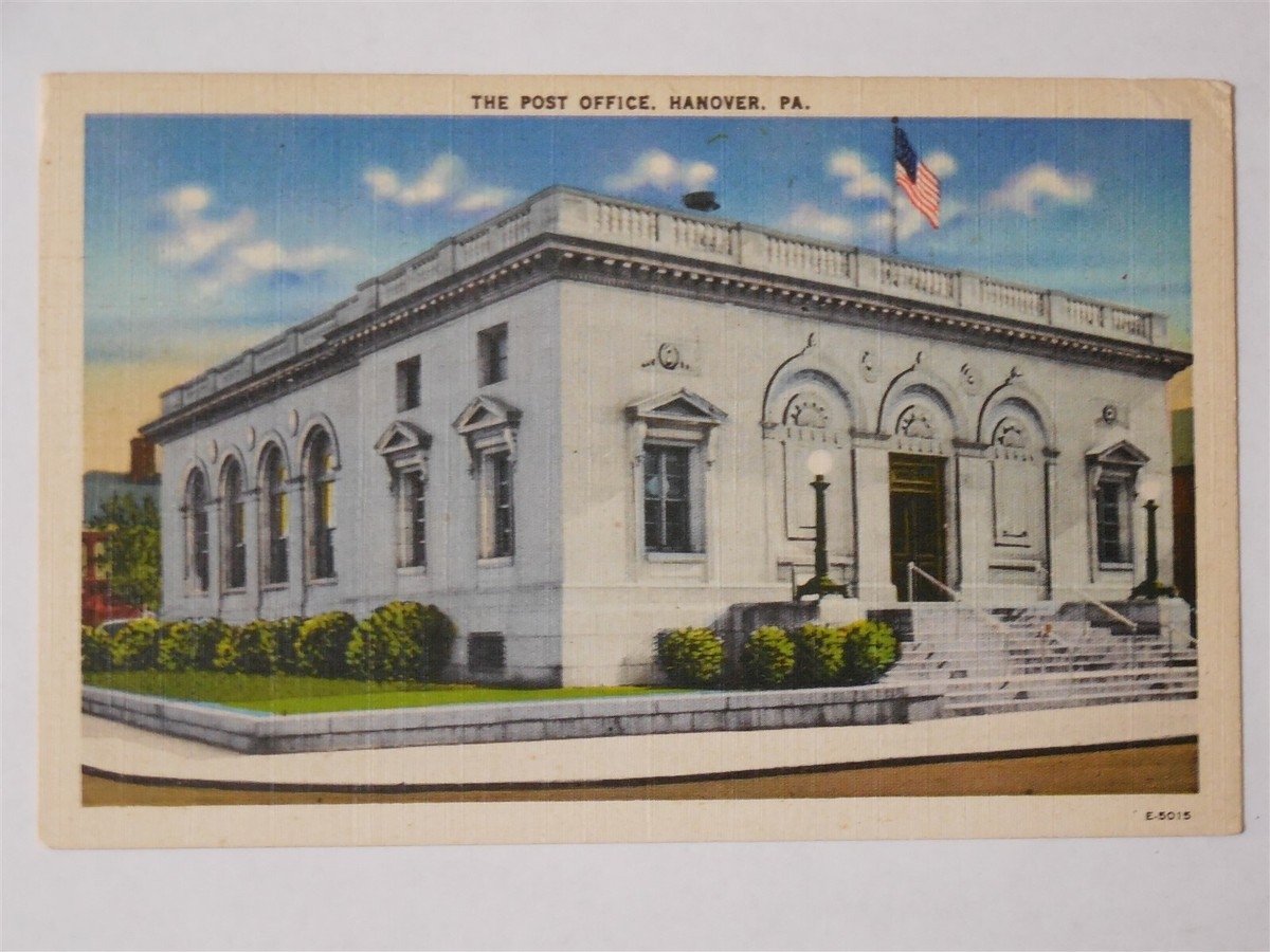 Hanover Pennsylvania PA Post Office 1945 EBay