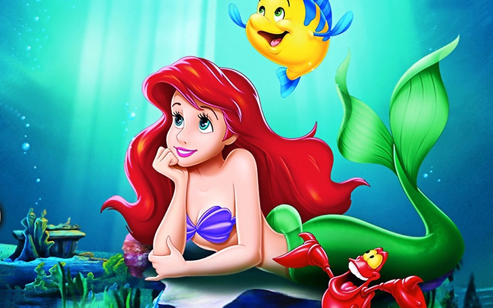 HD Wallpaper Ariel And Friends From The Little Mermaid