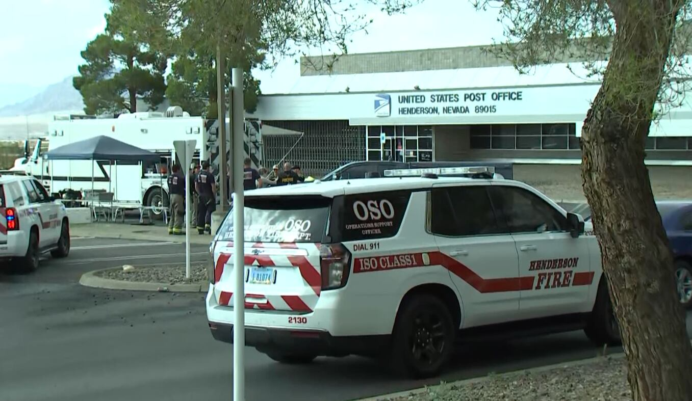 Henderson Firefighters Respond To HAZMAT Call At Post Office