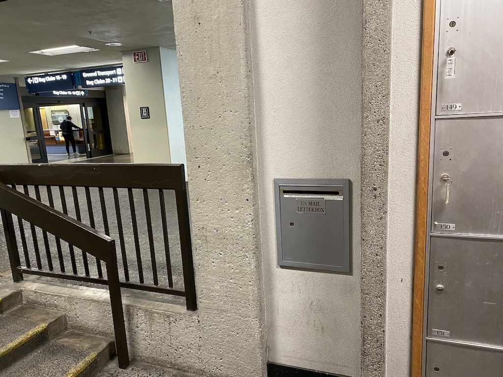 Honolulu International Airport HNL Airport Mailbox Project