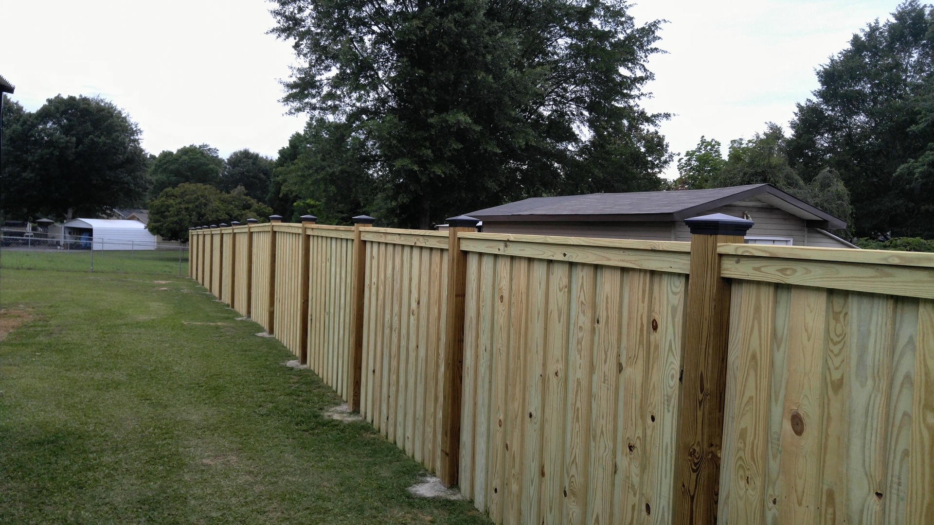 fences with post caps