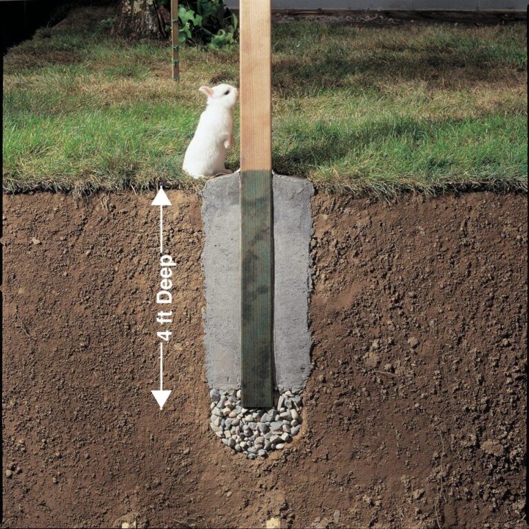 How Deep To Dig Fence Holes The Good Guys Contracting