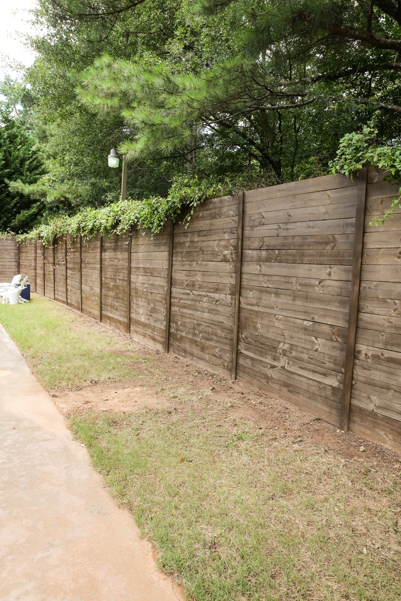How To Build A Wood Fence On A Chainlink Fence Bower Power