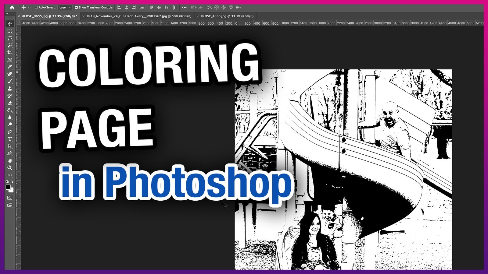 How To Create A Coloring Page In Photoshop Scott Wyden Kivowitz