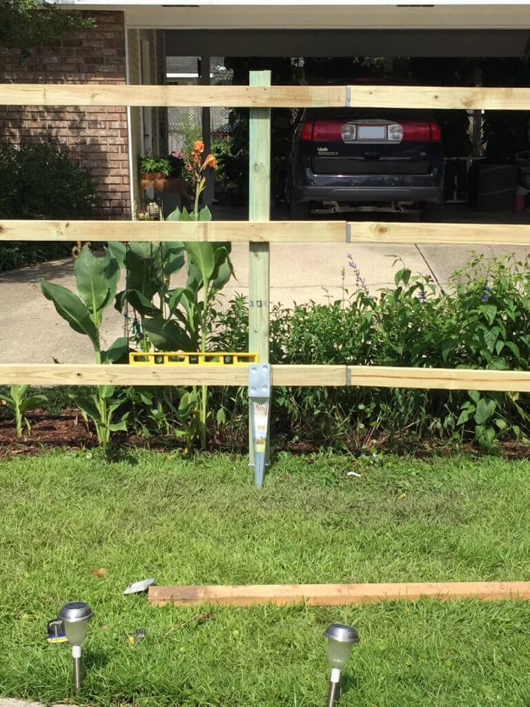 How To Easily Install A Fence Post Without Cement Using Wood Post Anchors Gravel Or A Hydraulic Driver OZCO Building Products