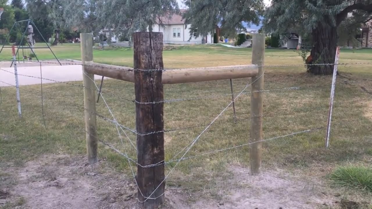 fence corner post brace