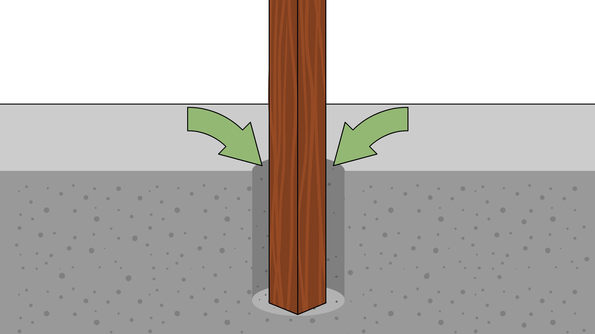 post for fence installation