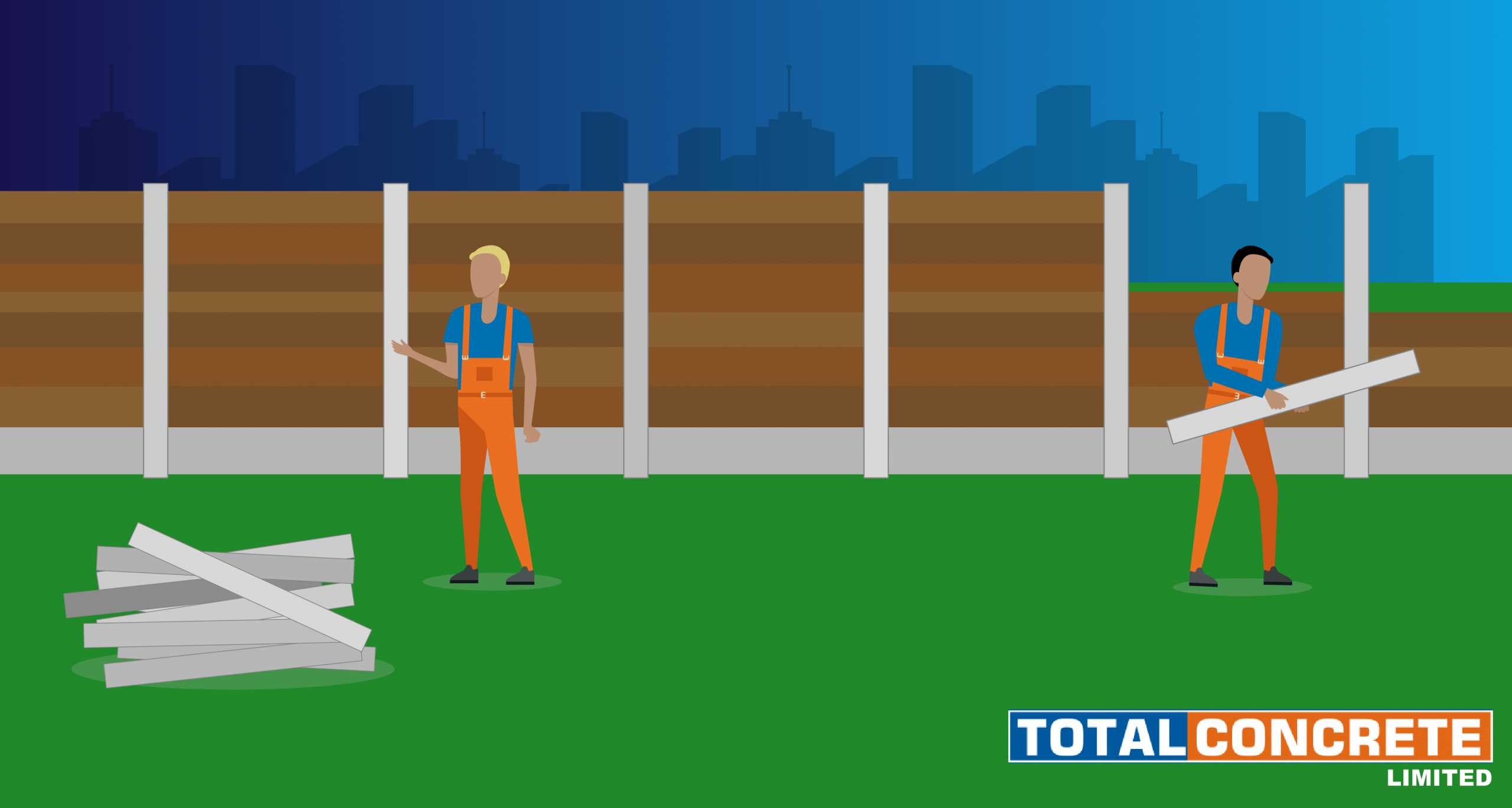 How To Install Concrete Fence Posts How to Guide Total Concrete