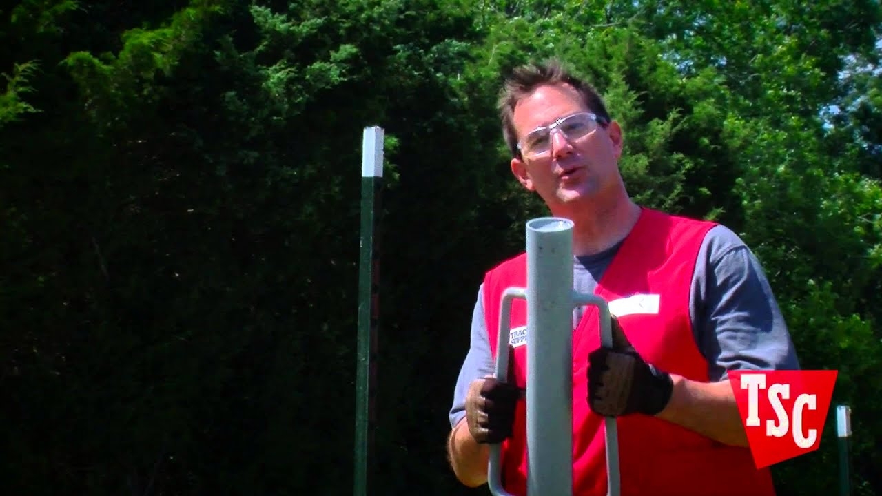 How To Install T Post Fencing Tractor Supply Co 