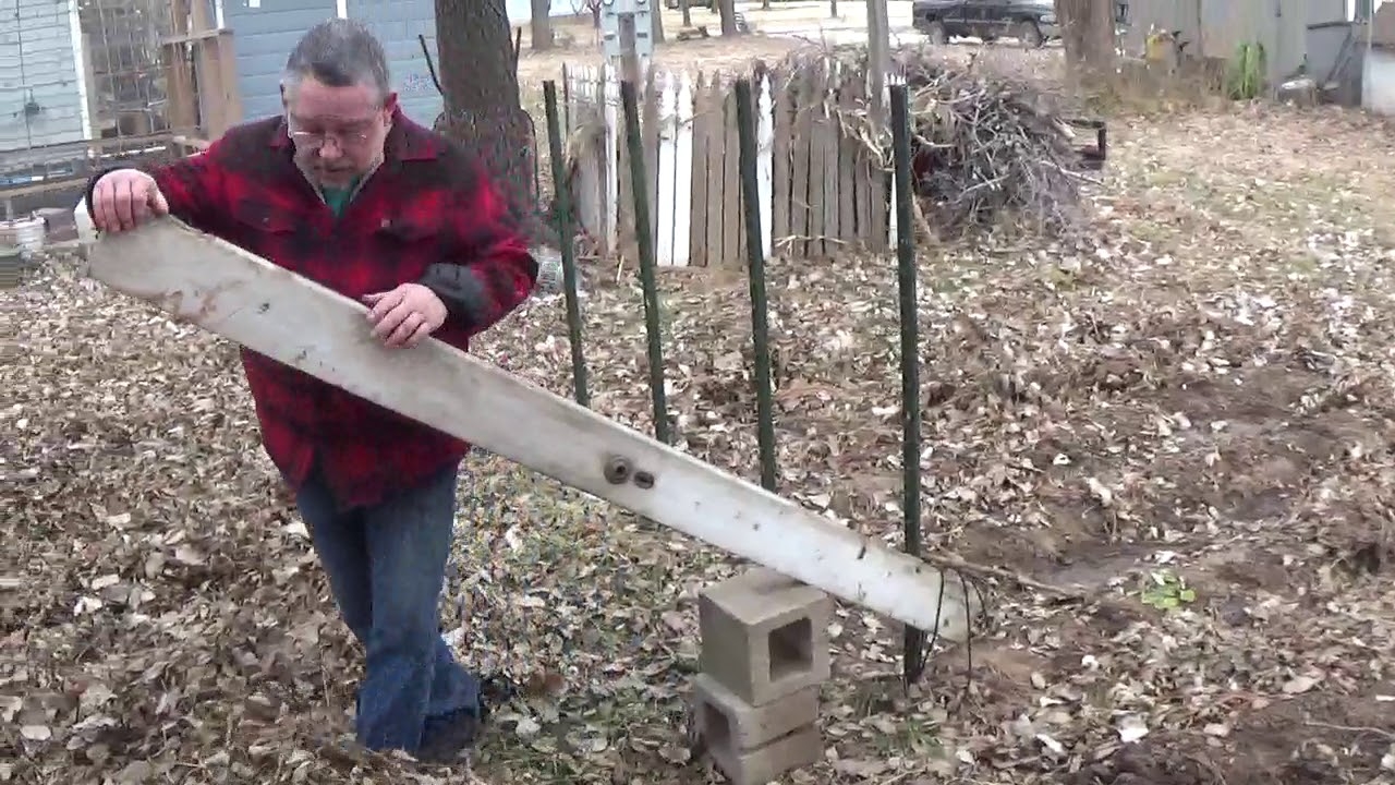 How To Make A Homemade T post Puller YouTube