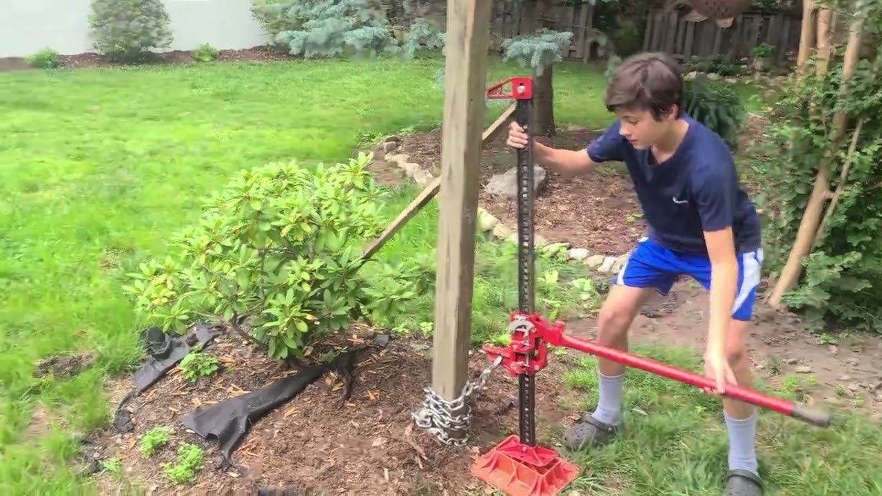 remove fence post without jack