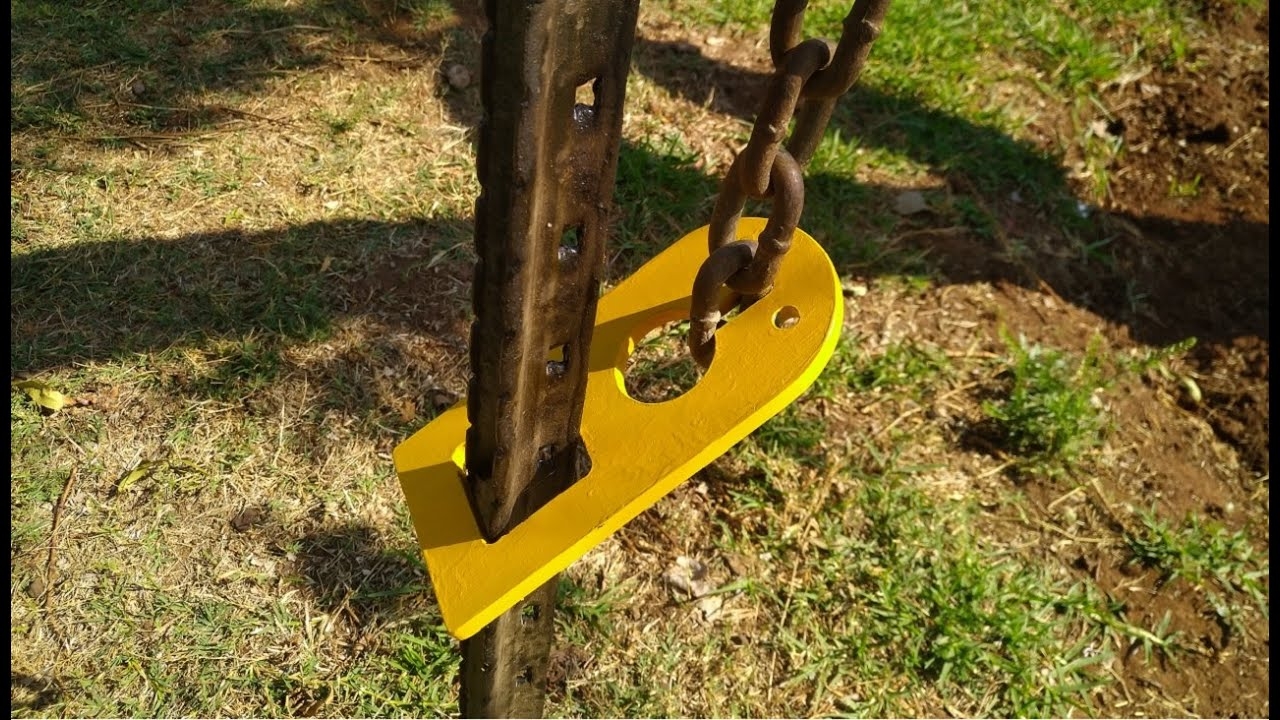 How To Remove Old Fence Posts With A T post Puller Plate DIY With Plans YouTube