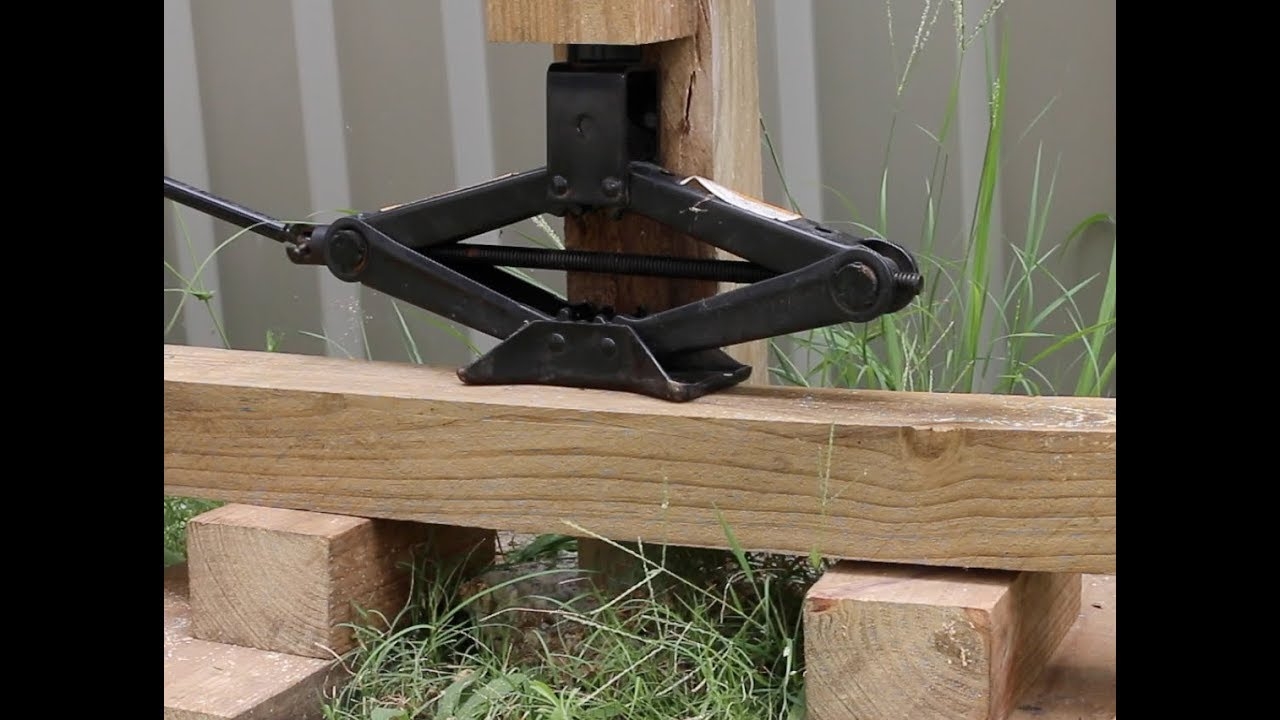 How To Remove Post With Car Jack YouTube