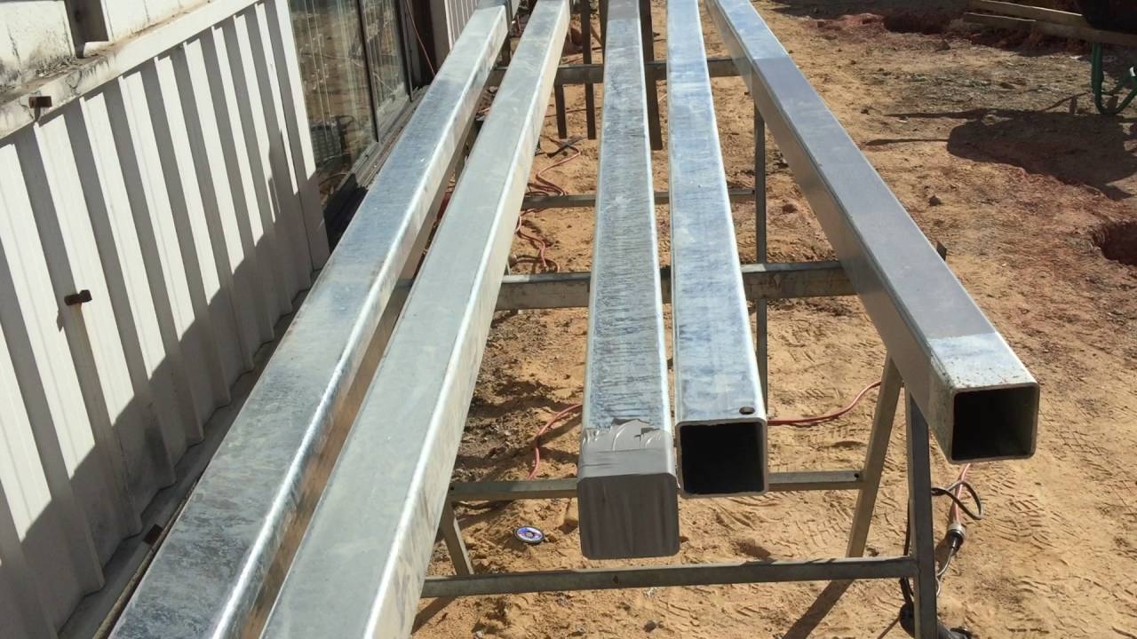How To Set Steel Posts In Concrete Part 1 In Brisbane YouTube